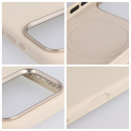 Kryt FORCELL F-PROTECT Frame Premium iPhone 18 Pro Max - starobílá