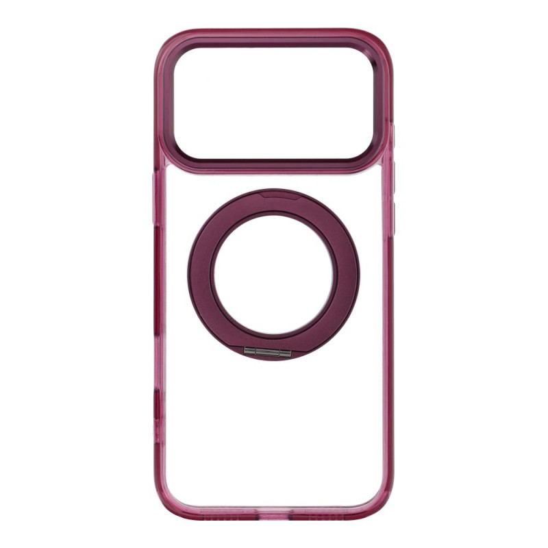 Kryt OEM FRAME CIRCLE STAND pro iPhone 18 Pro Max / 17 Pro Max - vínová (burgundy)