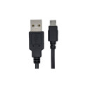 Kabel myPhone Hammer USB/microUSB 0,8 m 2A pro HAMMER 2 černý
