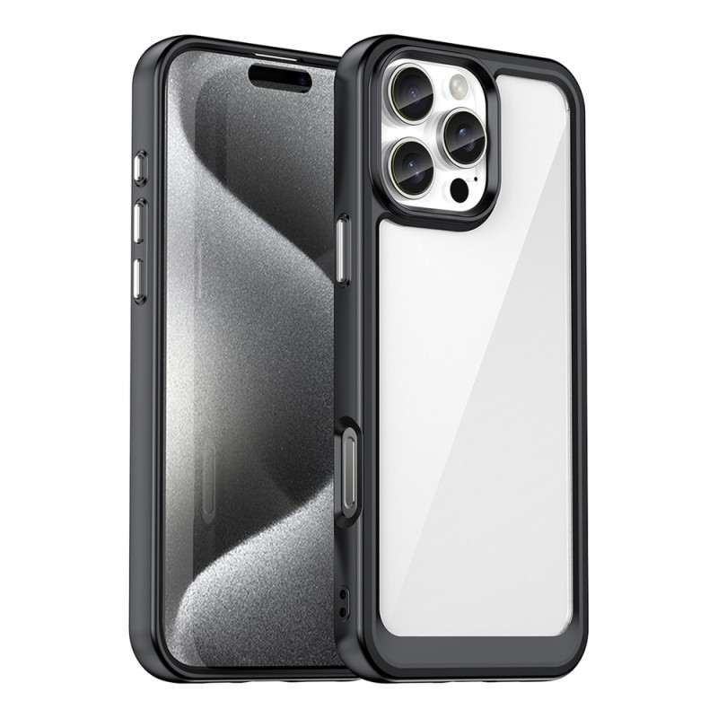 Pouzdro AG PREMIUM Outer Space s gelovým rámečkem pro iPhone 16 Pro - černé