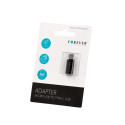 Nabíječka Adaptér Forever microUSB/USB-C (F/M) - černý