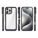 Pouzdro AG PREMIUM Outer Space s gelovým rámečkem pro iPhone 16 Pro - černé
