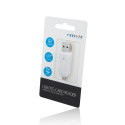 Forever USB/microUSB OTG čtečka microSD/SD – bílá