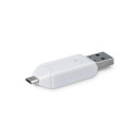 Forever USB/microUSB OTG čtečka microSD/SD – bílá