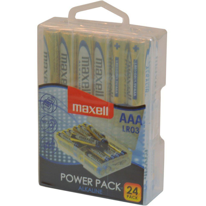 Baterie Maxell AAA pro zařízení - 24ks