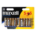 Maxell AA alkalická baterie 10 ks (R6)
