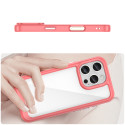 Pouzdro AG PREMIUM Outer Space s gelovým rámečkem pro iPhone 16 Pro - červené