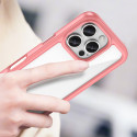 Pouzdro AG PREMIUM Outer Space s gelovým rámečkem pro iPhone 16 Pro - červené