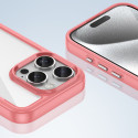 Pouzdro AG PREMIUM Outer Space s gelovým rámečkem pro iPhone 16 Pro - červené