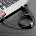 Kabel Baseus CAFULE USB/Lightning 1m 2,4A – zlato-černý