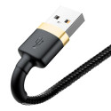 Kabel Baseus CAFULE USB/Lightning 1m 2,4A – zlato-černý