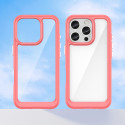 Pouzdro AG PREMIUM Outer Space s gelovým rámečkem pro iPhone 16 Pro - červené