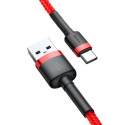 Kabel Baseus CAFULE USB/USB-C 2m 2A - červený