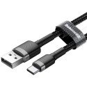 Kabel Baseus CAFULE USB/USB-C 3m 2A Type-C šedo-černý