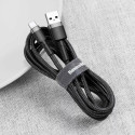 Kabel Baseus CAFULE USB/USB-C 3m 2A Type-C šedo-černý
