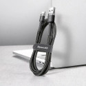 Kabel Baseus CAFULE USB/USB-C 3m 2A Type-C šedo-černý