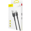 Kabel Baseus CAFULE USB/USB-C 3m 2A Type-C šedo-černý