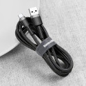 Kabel Baseus Cafule USB/USB-C 1m 3A – šedo-černý