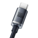 Baseus Crystal Shine kabel USB/USB-C 100W 1,2 m černý