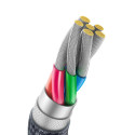 Baseus Crystal Shine kabel USB/USB-C 100W 1,2 m černý