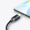 Baseus Crystal Shine kabel USB/USB-C 100W 1,2 m černý