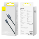 Kabel Baseus CRYSTAL SHINE USB-C/USB-C 100W 1,2 m černý