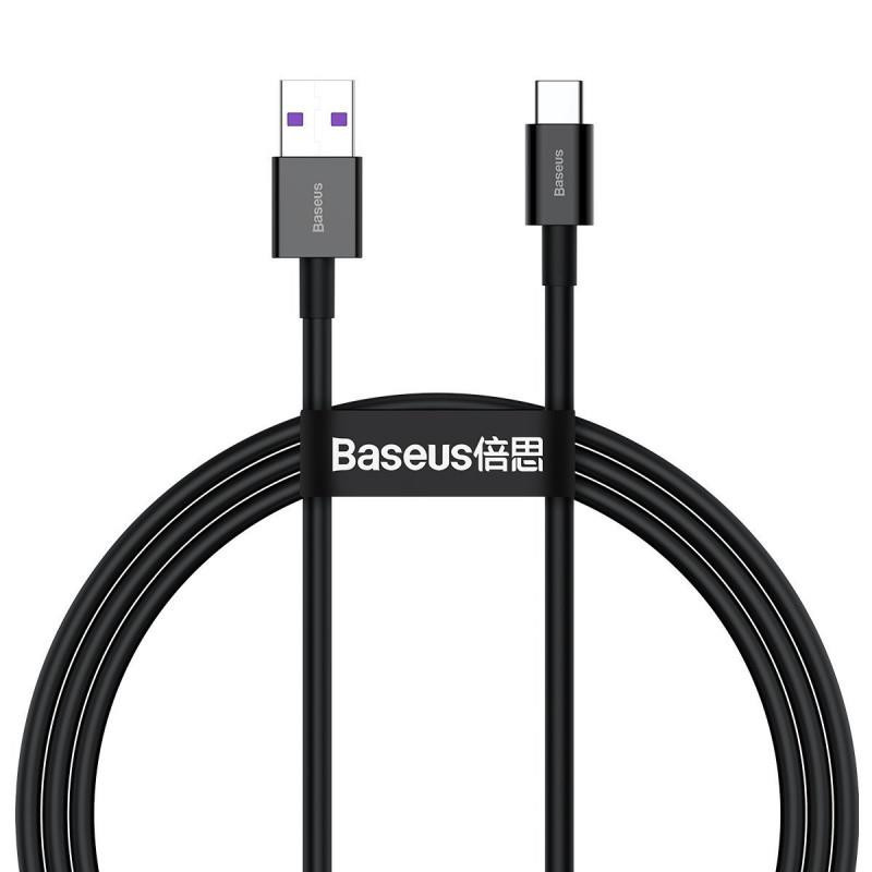 Kabel Baseus Superior USB/USB-C 1m 66W pro USB-C - černý