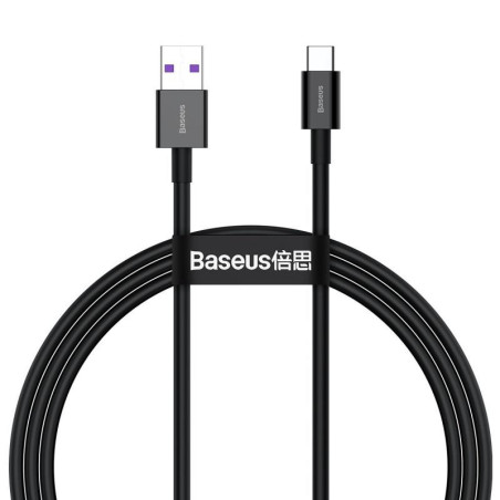 Baseus Superior kabel USB/USB-C 66W 1m černý