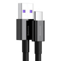 Baseus Superior kabel USB/USB-C 66W 1m černý