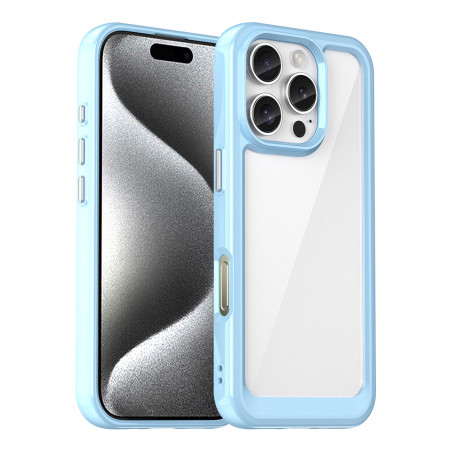 Pouzdro AG PREMIUM Outer Space s gelovým rámečkem pro iPhone 16 Pro - modré