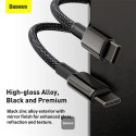 Kabel Baseus TUNGSTEN GOLD USB-C/USB-C 100W 1m černý