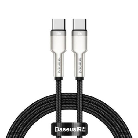 Kabel Baseus CAFULE USB-C/USB-C 2m 100W - černý