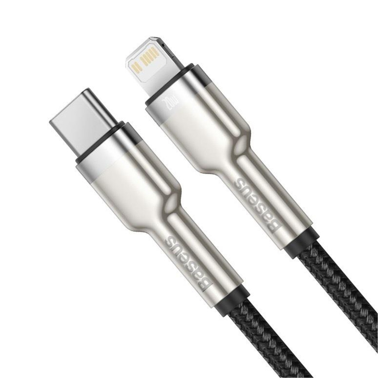 Kabel Baseus CABLE USB-C/Lightning 25cm 20W pro nabíjení - černý