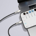 Kabel Baseus USB-C/Lightning 25 cm 20W – černý