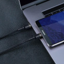 Baseus CAFULE kabel USB‑C/USB‑C 60W 1m šedo-černý