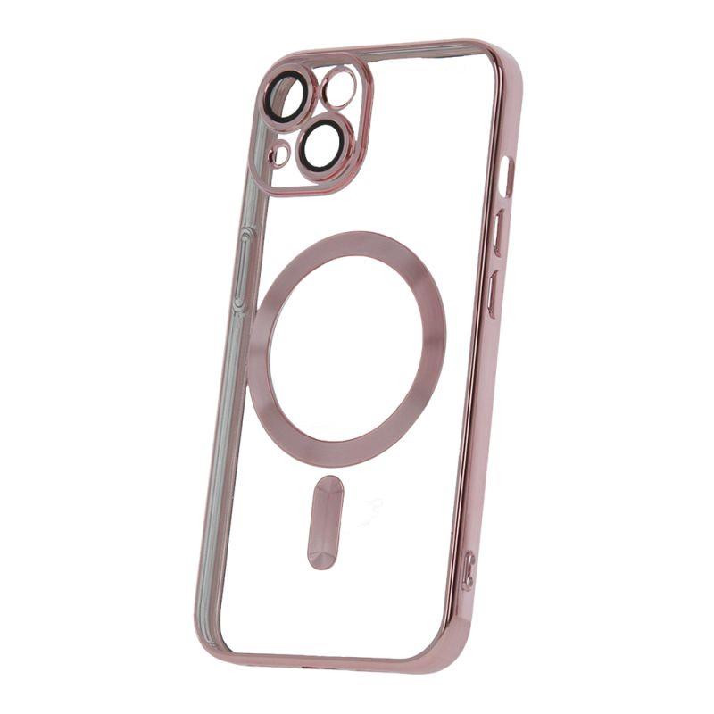 Kryt CPA Color Chrome pro Apple iPhone 14 - růžovo zlatý