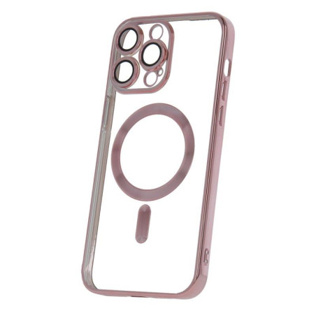 Kryt CPA Mag Color Chrome iPhone 15 Pro Max růžovo zlatý