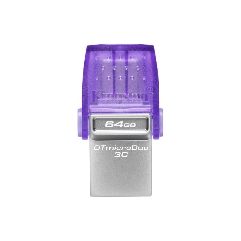 Flash disk Kingston DT microDuo 3C 64GB pro počítač - černý