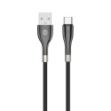 Kabel Forever Sleek USB/USB-C 1m 3A černý