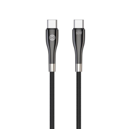 Kabel Forever USB-C/USB-C 1m 60W černý