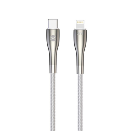 Kabel Forever USB-C/Lightning 1m 27W pro iPhone – bílý