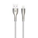 Kabel Forever SLEEK USB/Lightning 1m 2,4A bílý