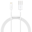 Kabel Baseus SUPERIOR USB/Lightning 1m 2,4A - bílý