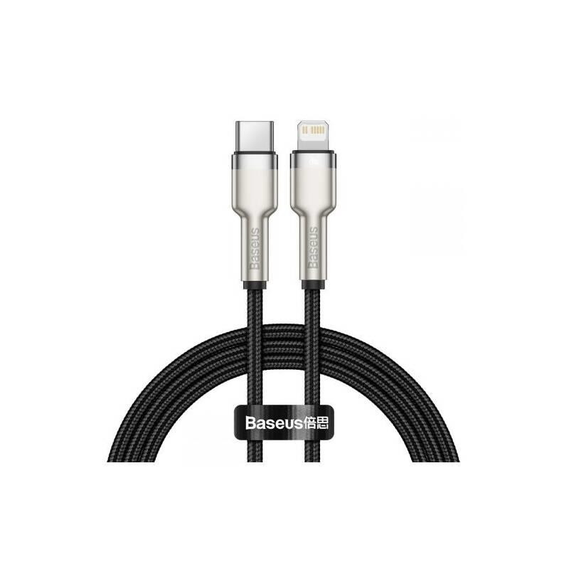 Kabel Baseus CAFULE pro USB-C/Lightning - černý