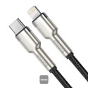 Baseus CAFULE kabel USB‑C/Lightning 20W 1m černý