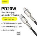 Baseus CAFULE kabel USB‑C/Lightning 20W 1m černý