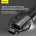 Kabel Baseus TUNGSTEN GOLD USB-C/Lightning 20W 1m – černý