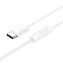 Sluchátka Baseus ENCOCK CZ11 USB-C s mikrofonem – bílá