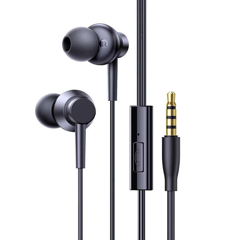 Sluchátka s mikrofonem Baseus ENCOk HZ11 pro 3,5mm jack - černá