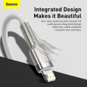 Kabel Baseus CAFULE USB-C/Lightning 1m 20W pro Apple - bílý